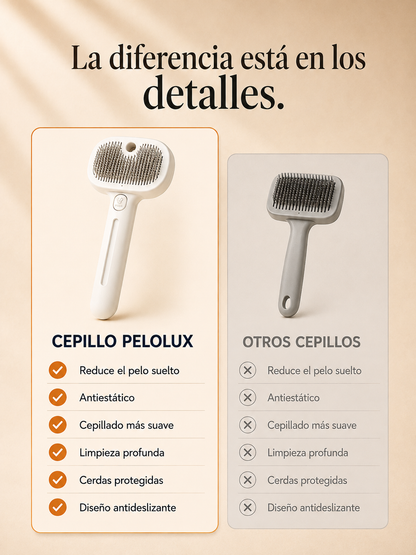 Cepillo de Vapor 3 en 1 Pelolux para Perros y Gatos